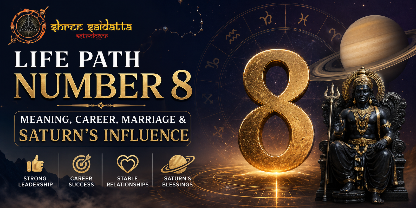 Life Path Number 8: Meaning, Career, Marriage & Saturn’s Influence