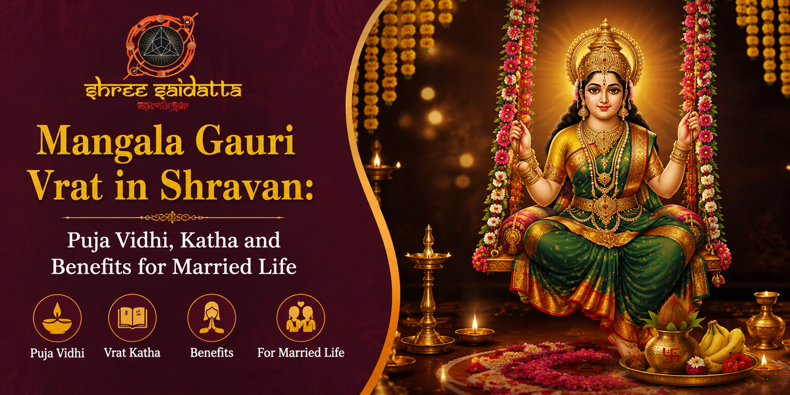 Mangala Gauri Vrat in Shravan: Puja Vidhi, Katha and Benefits for Married Life